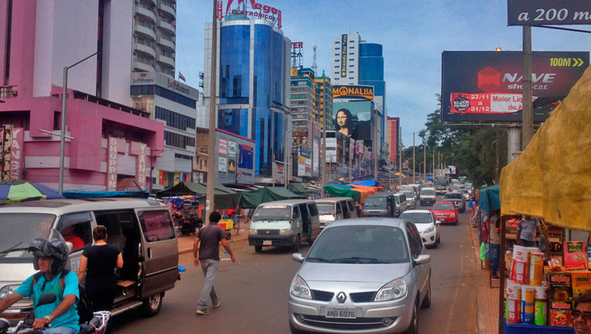 Monalisa in Microcentro, Ciudad del Este, Paraguay